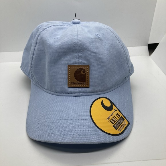 Carhartt light Blue Odessa Force Canvas Cap Hat Mens AH0289 - Picture 1 of 7